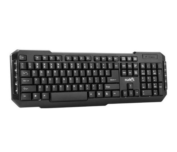 NATEC PIGO BEZPRZEWODOWA 2.4GHZ US LAYOUT + MYSZ BLACK - 1401841 - zdjęcie 2